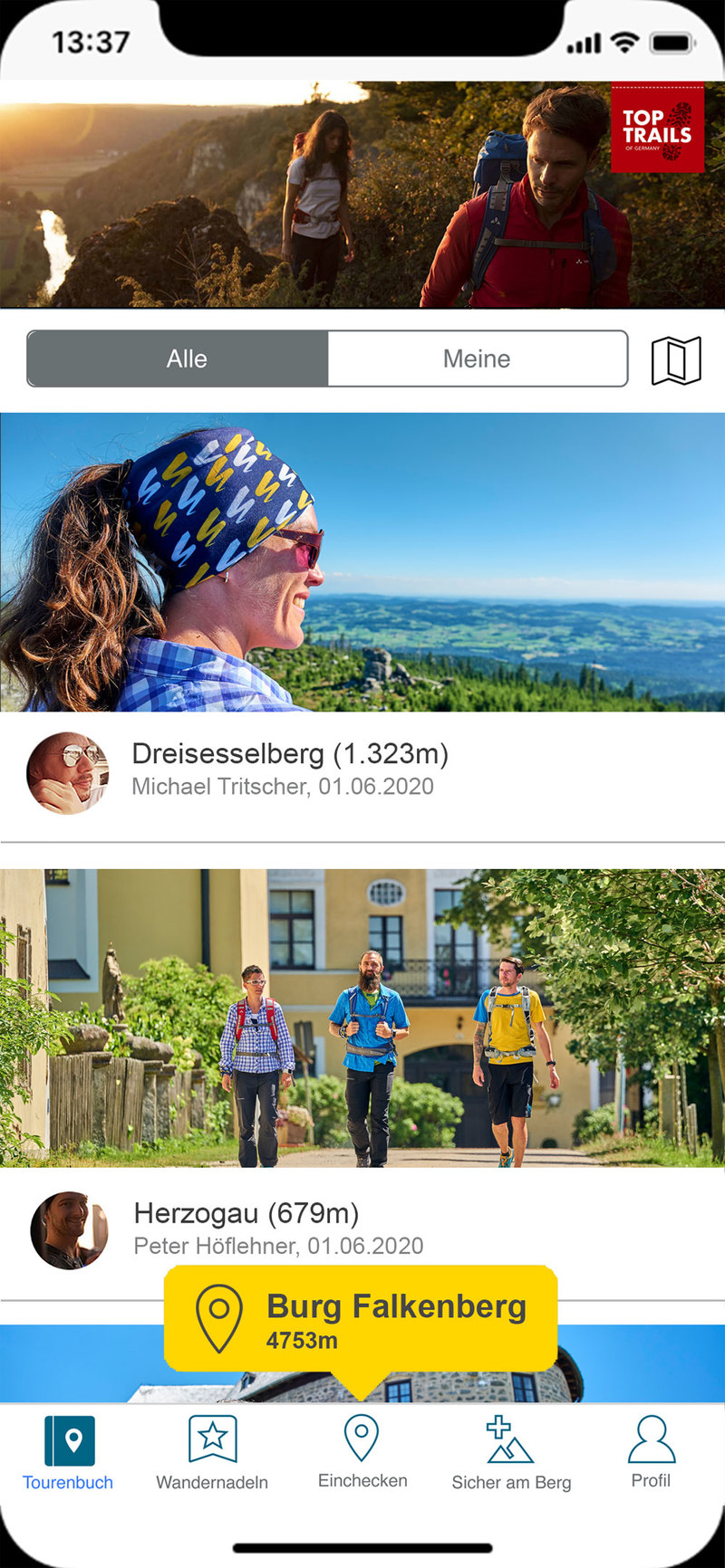 Der Goldsteig auf SummitLynx