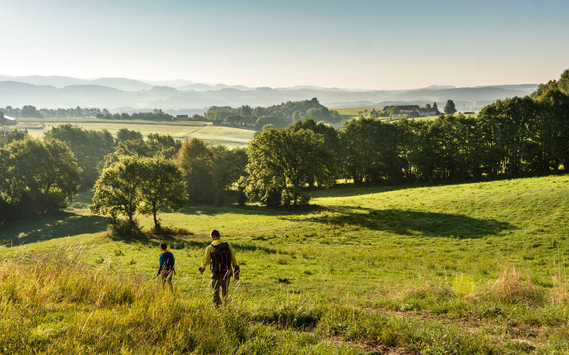 Das malerische Haunkenzeller Tal liegt auf Etappe S13 und S14