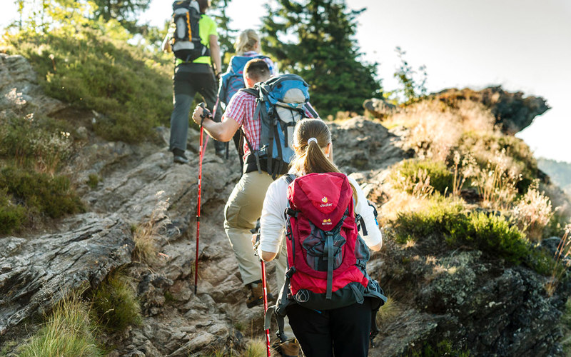 Auf der gipfelreichen Nordroute geht es für Goldsteig-Wanderer hoch hinaus