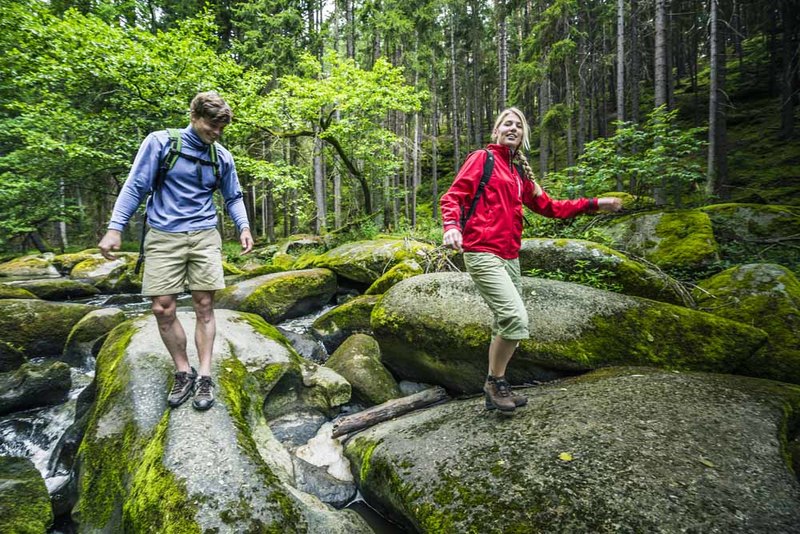 Gemeinsam am Goldsteig wandern