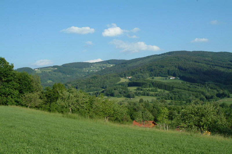 Blick auf den Brotjacklriegel auf der Goldsteig-Südroute