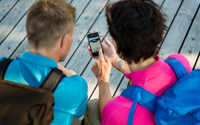 Der Goldsteig-Tourenplaner hilft auch unterwegs bei der Routenplanung und Orientierung