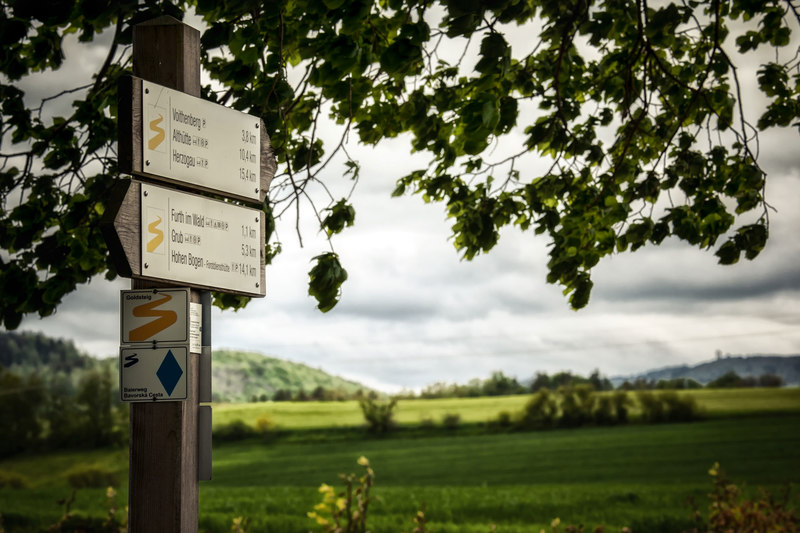 Die Goldsteig-Etappe N10 verläuft von Herzogau nach Furth im Wald.