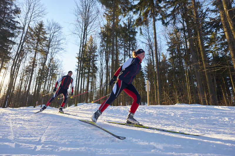 Langlaufvergnügen pur am Goldsteig in Bayern