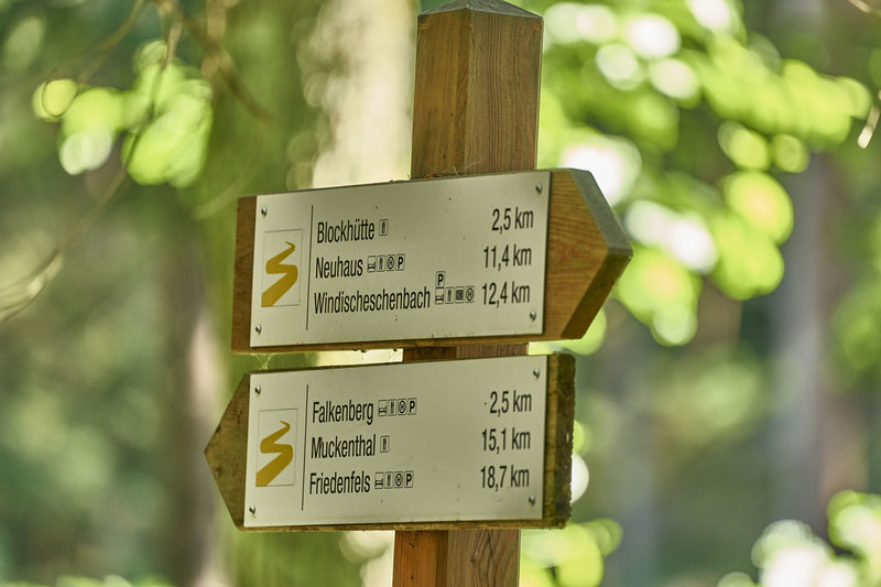 Der Goldsteig ist sehr gut beschildert.